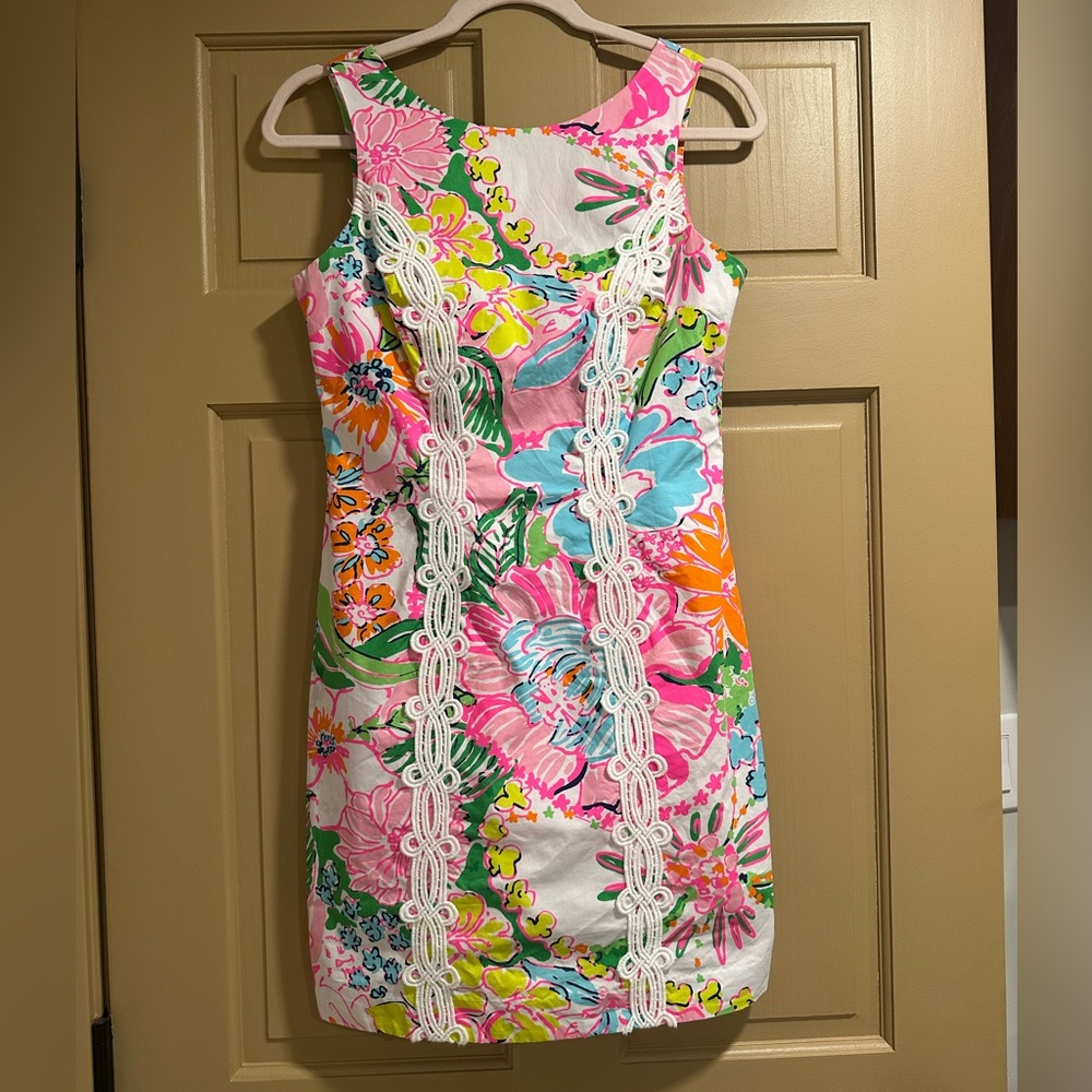 Lilly Pulitzer Multicolor Floral Print Dress - 20th Anniversay size 4